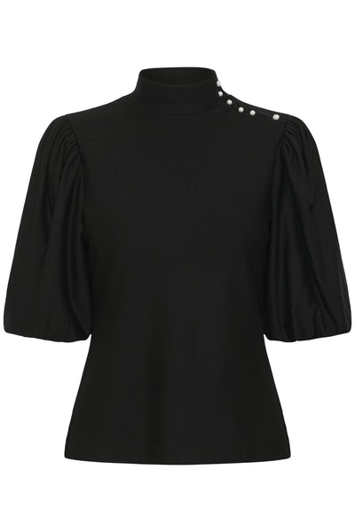 GZrifa button balloon top Black - 100017 - 10910760 Thumbnail