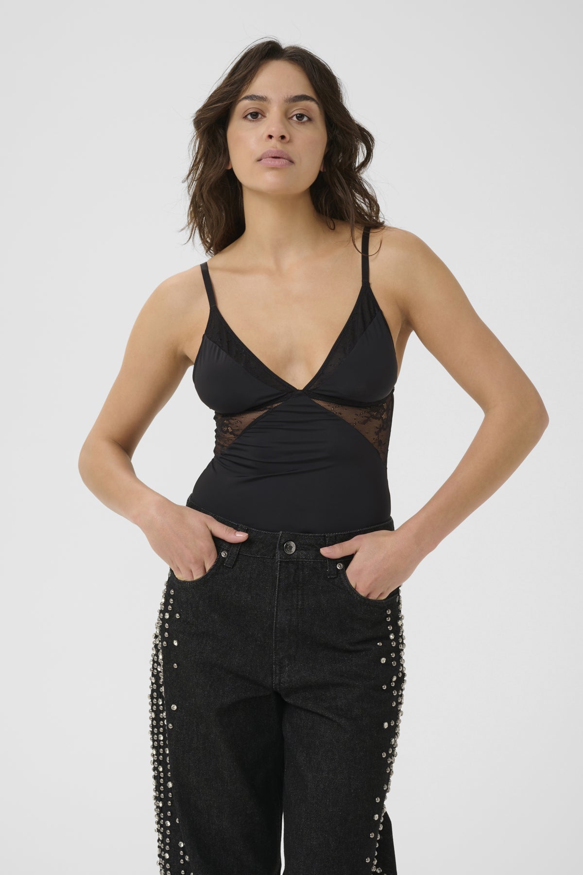 GZcami lace top Black - 100017 - 10910764