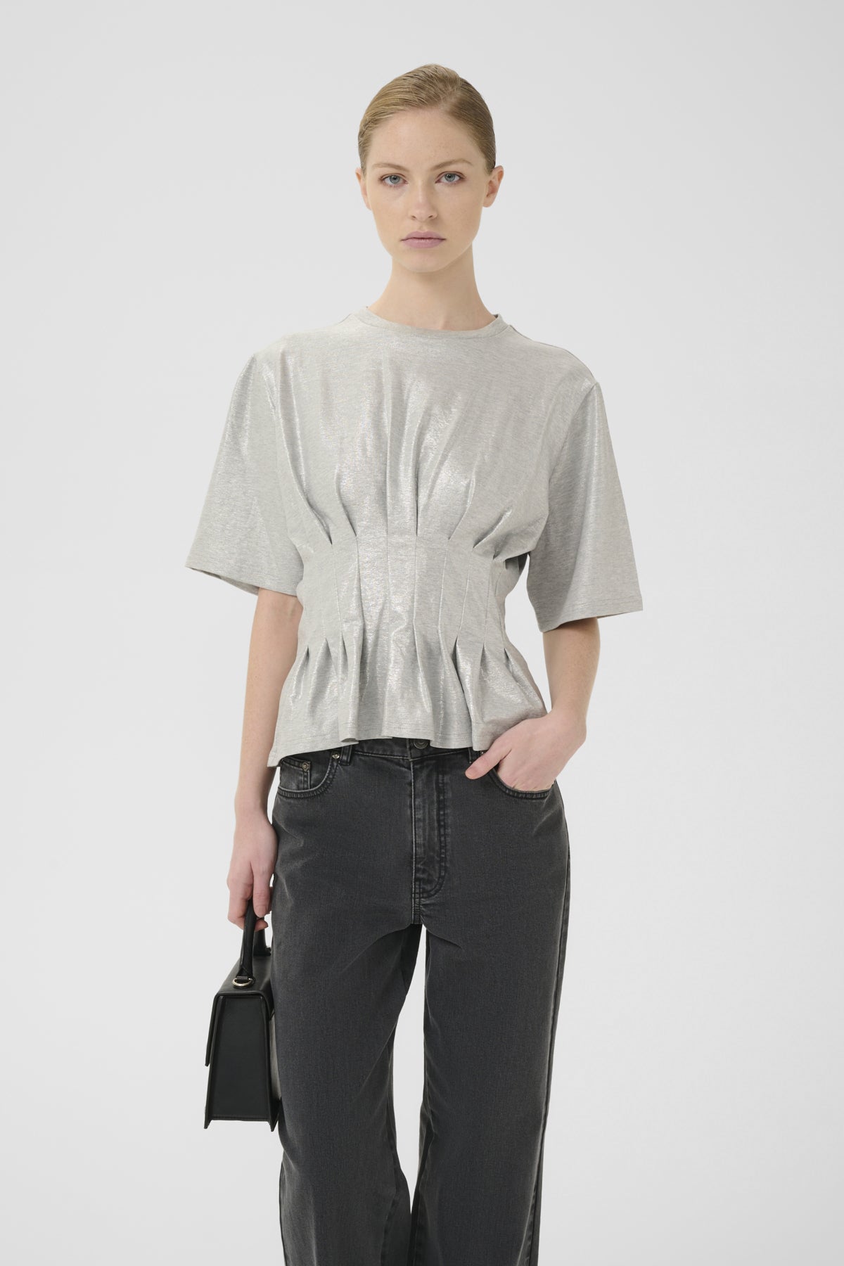 GZpamila tee LGM / Silver glitte foil - 108 - 10910766