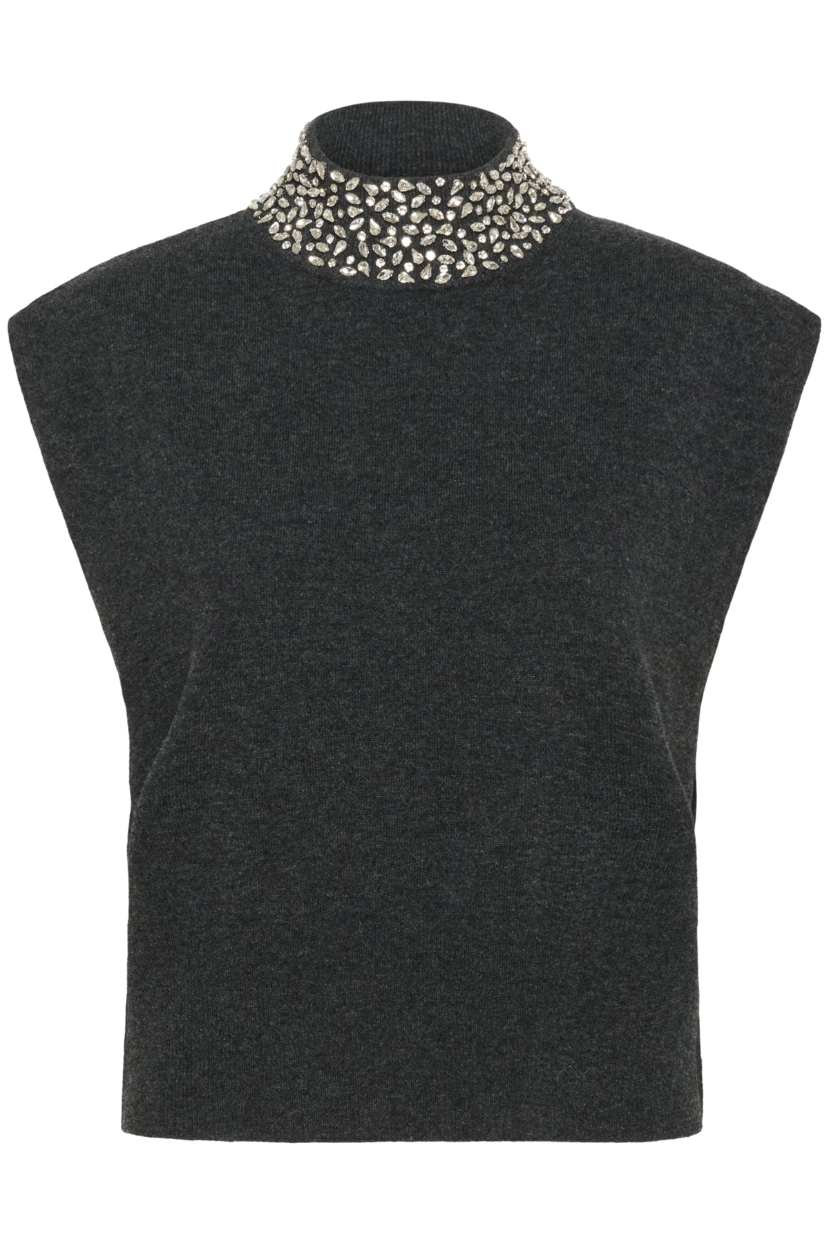 GZmanzi deco waistcoat Deep Graphite Melange - 106530 - 10910779