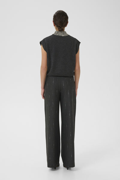 GZmanzi deco waistcoat Deep Graphite Melange - 106530 - 10910779 Thumbnail