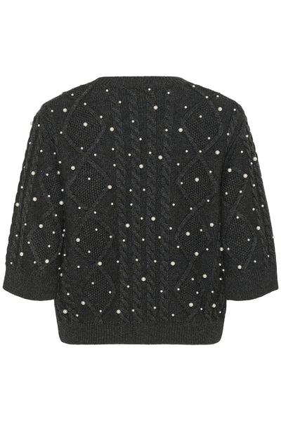 GZtaiba deco pullover Dark Grey M‚lange - 108883 - 10910780 Thumbnail