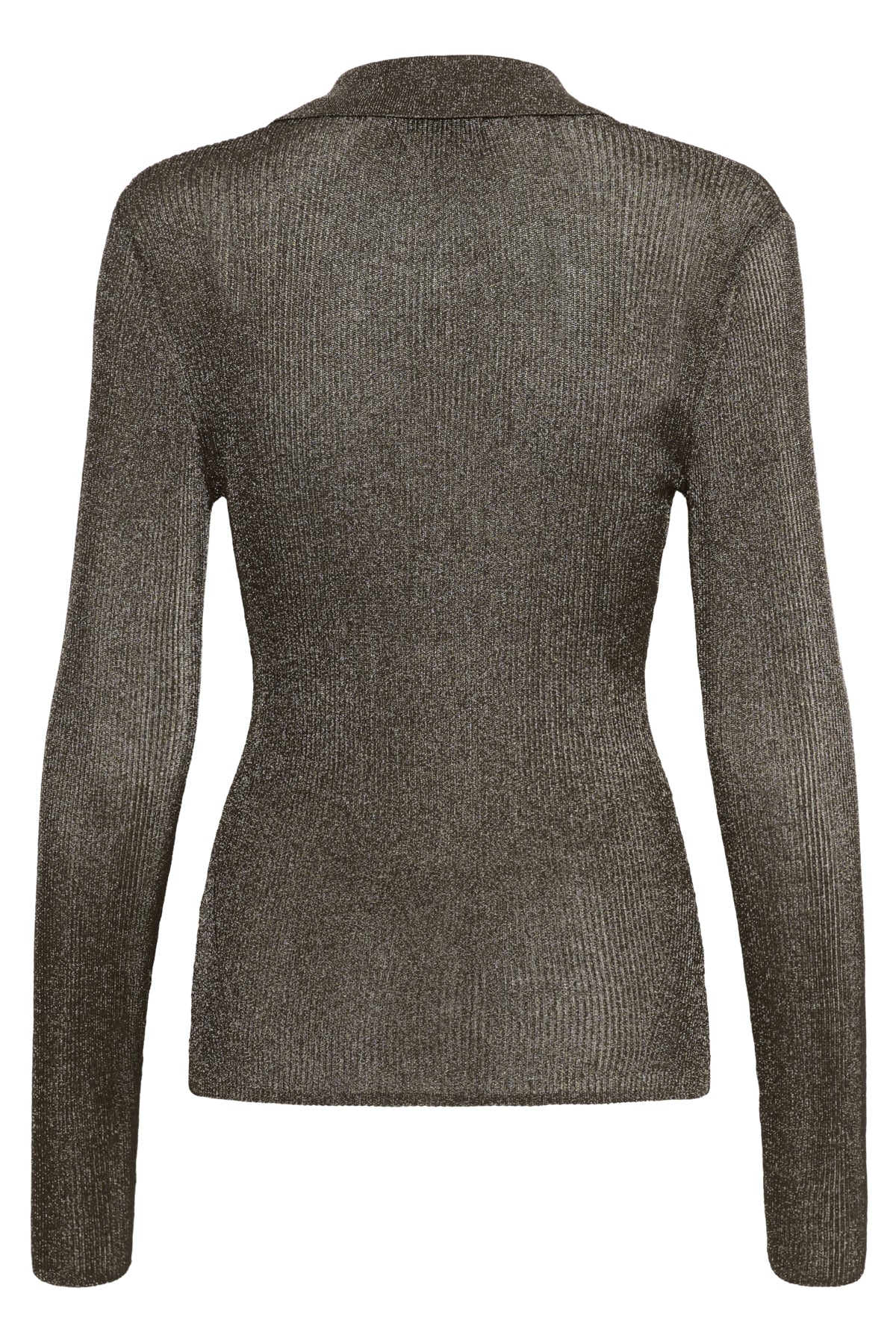 GZsilvi polo top Warm grey metallic - 106076 - 10910788