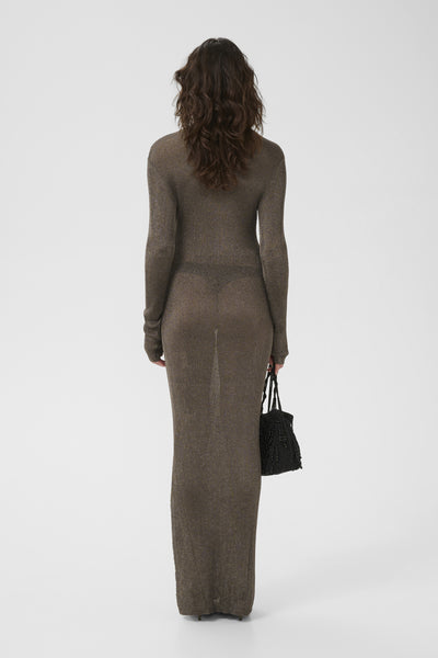 GZsilvi dress Warm grey metallic - 106076 - 10910791 Thumbnail