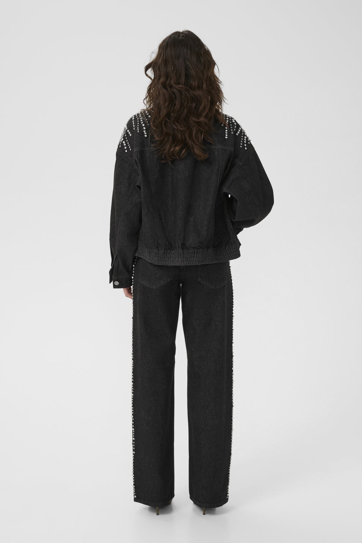 GZleei HW wide jeans Black - 100017 - 10910795