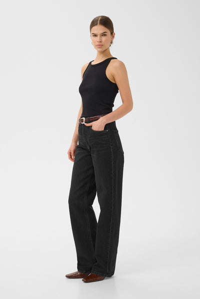 GZjade HW straight jeans NOOS Washed dark black - 100617 - 10910808 Thumbnail