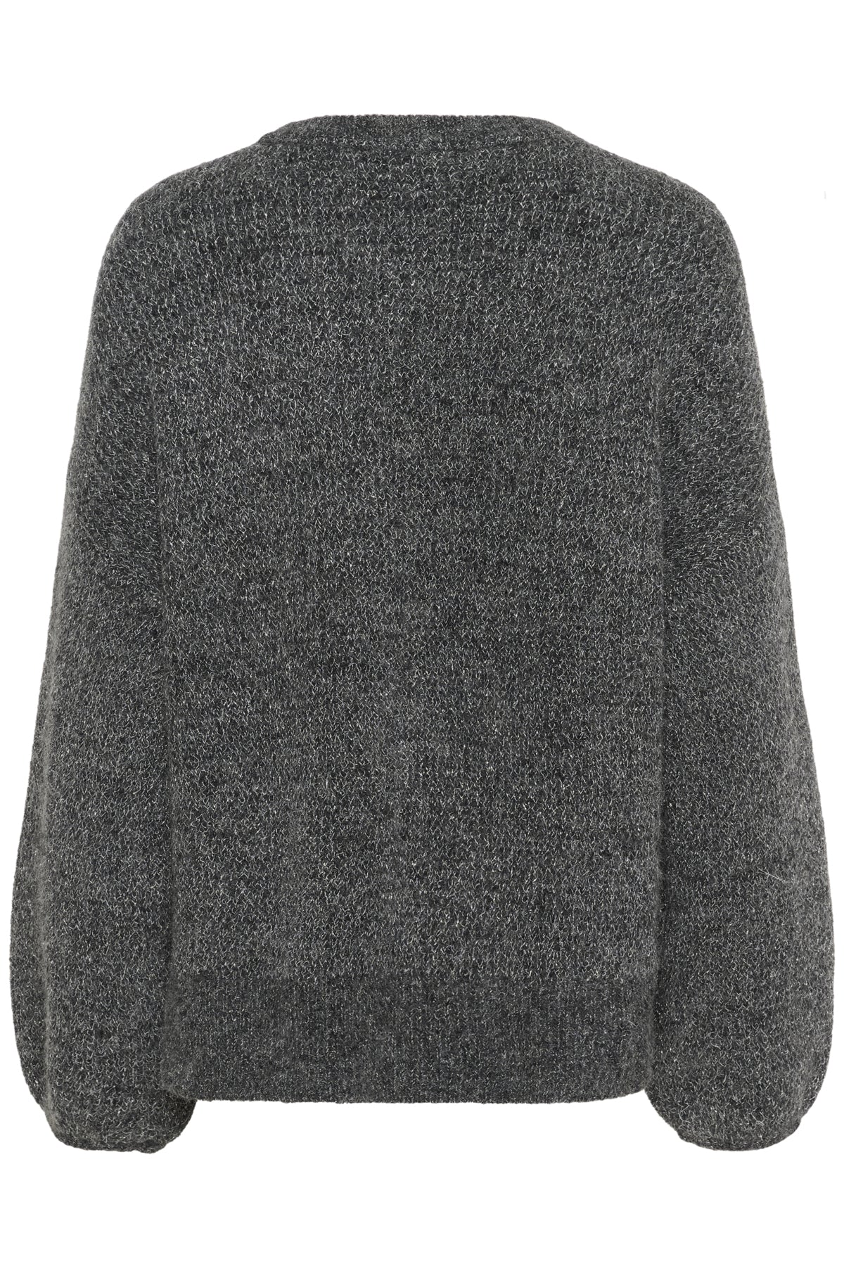 GZalpha shimmer pullover Charcoal melange with lurex - - 10910816