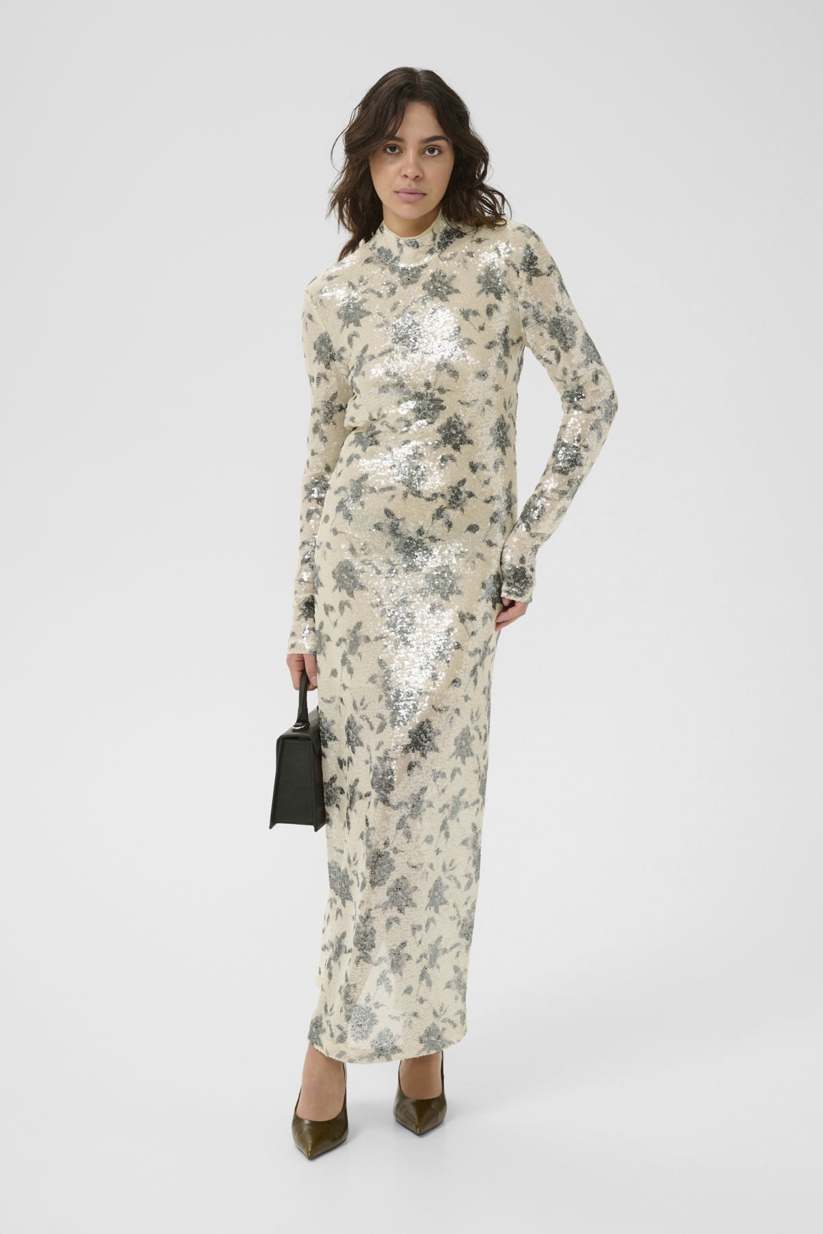 GZsveda dress Champagne/Black sequins - 1083 - 10910824