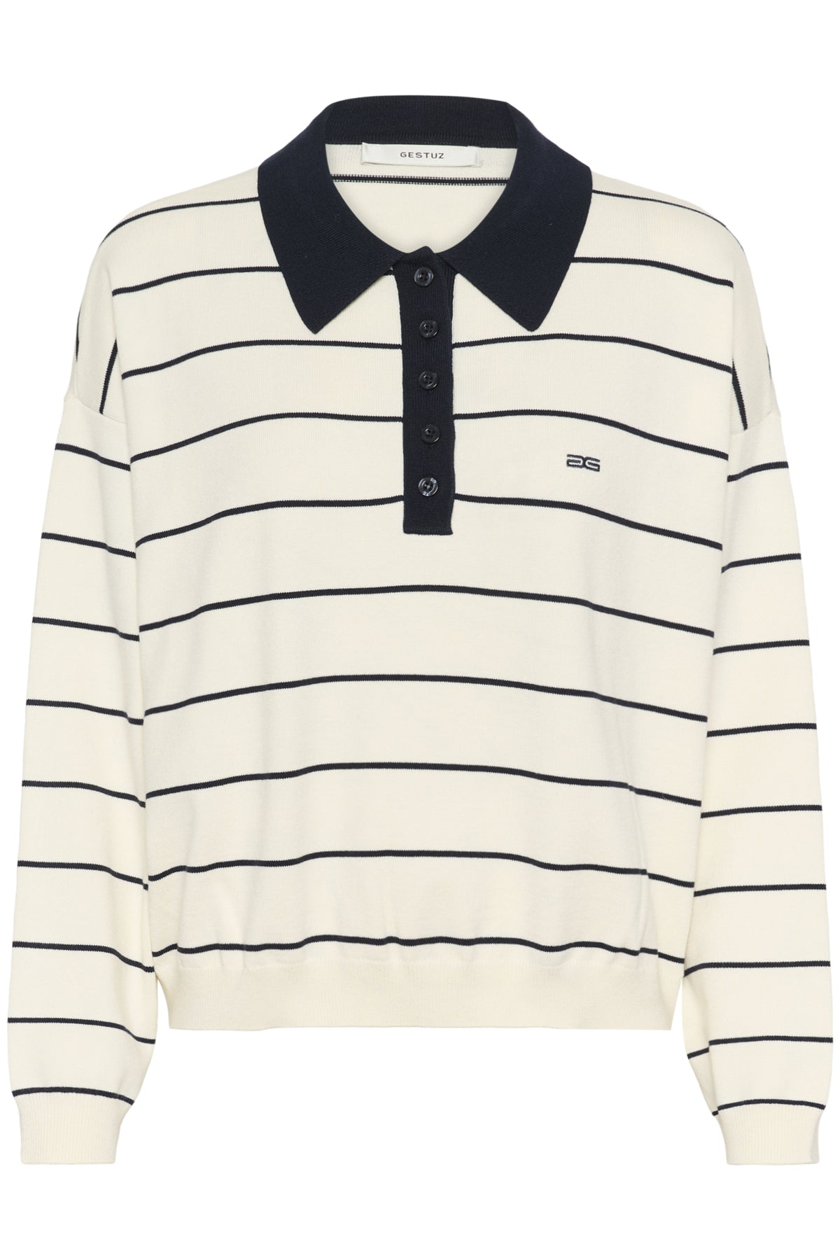 GZtaige polo pullover Egret/Skycaptain striped - 108 - 10910829