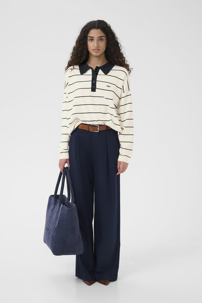 GZtaige polo pullover Egret/Skycaptain striped - 108 - 10910829 Thumbnail
