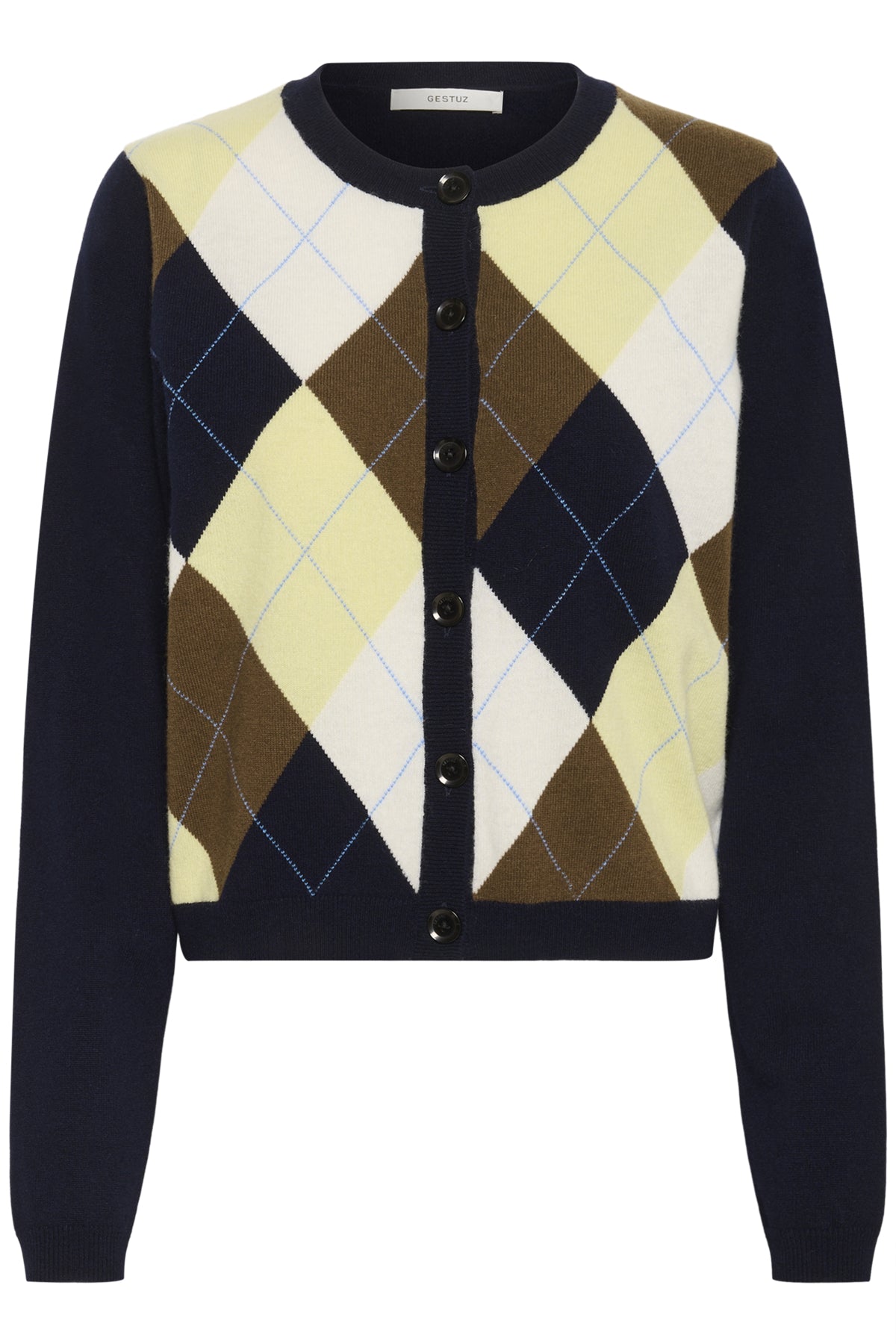 GZmanzi multi cardigan Skycaptain/Brown/Yellow Plum - - 10910840