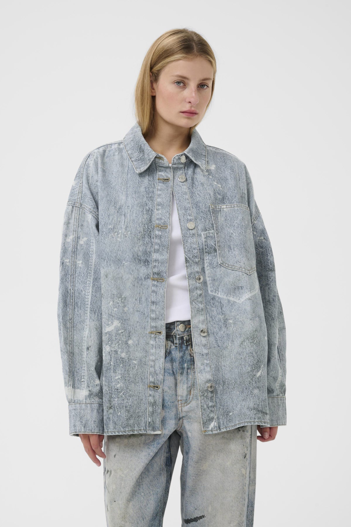 GZcornelia shirt Printed denim blue - 108834 - 10910864