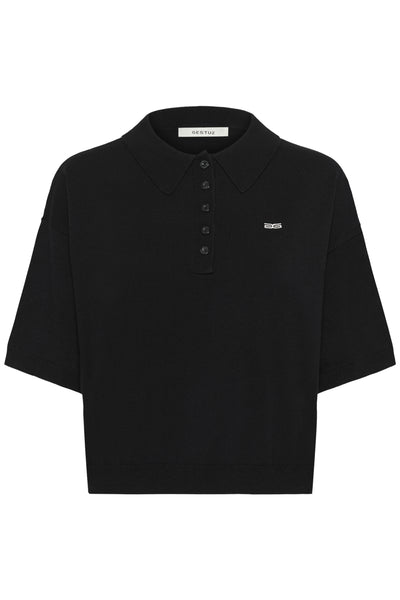 GZtalla ss polo pullover Black - 100017 - 10910940 Thumbnail