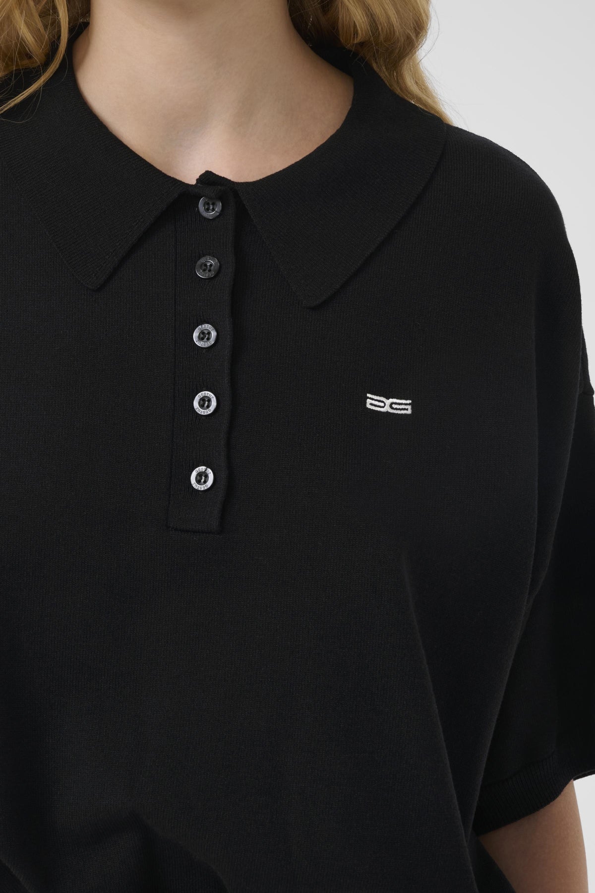 GZtalla ss polo pullover Black - 100017 - 10910940