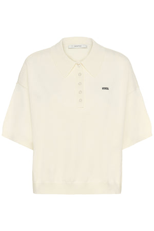 GZtalla ss polo pullover Egret - 110103 - 10910940
