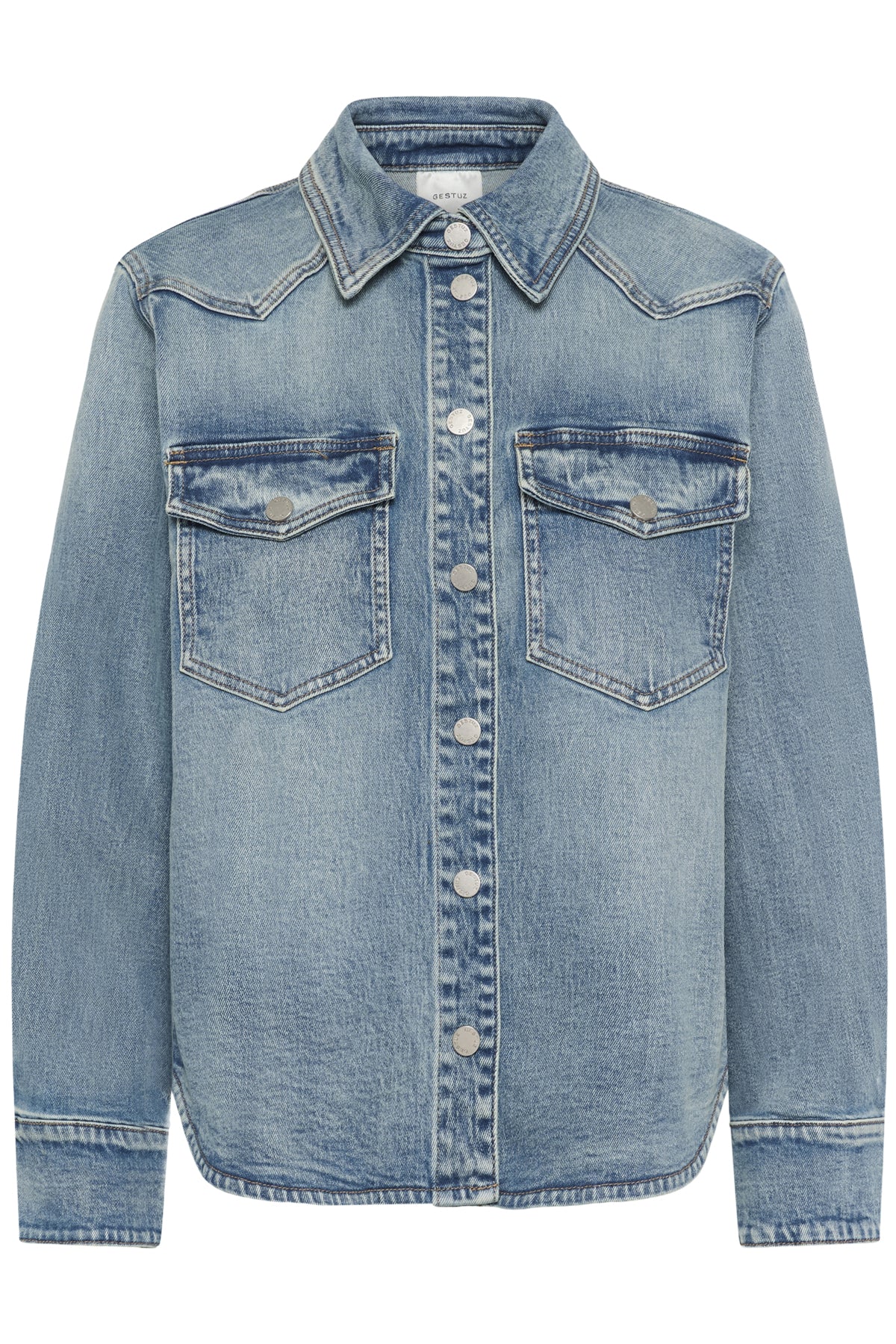 GZjardine shirt NOOS Washed blue - 104590 - 10911007