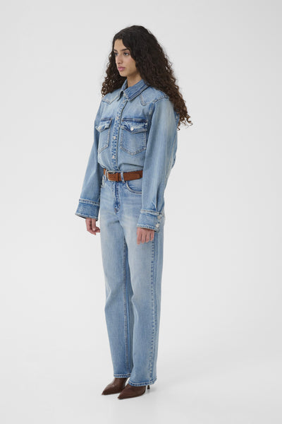 GZjardine shirt NOOS Washed blue - 104590 - 10911007 Thumbnail
