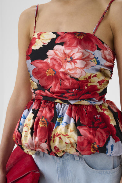 GZsigrida P silk top Dessert flower multi - 109158 - 10911035 Thumbnail
