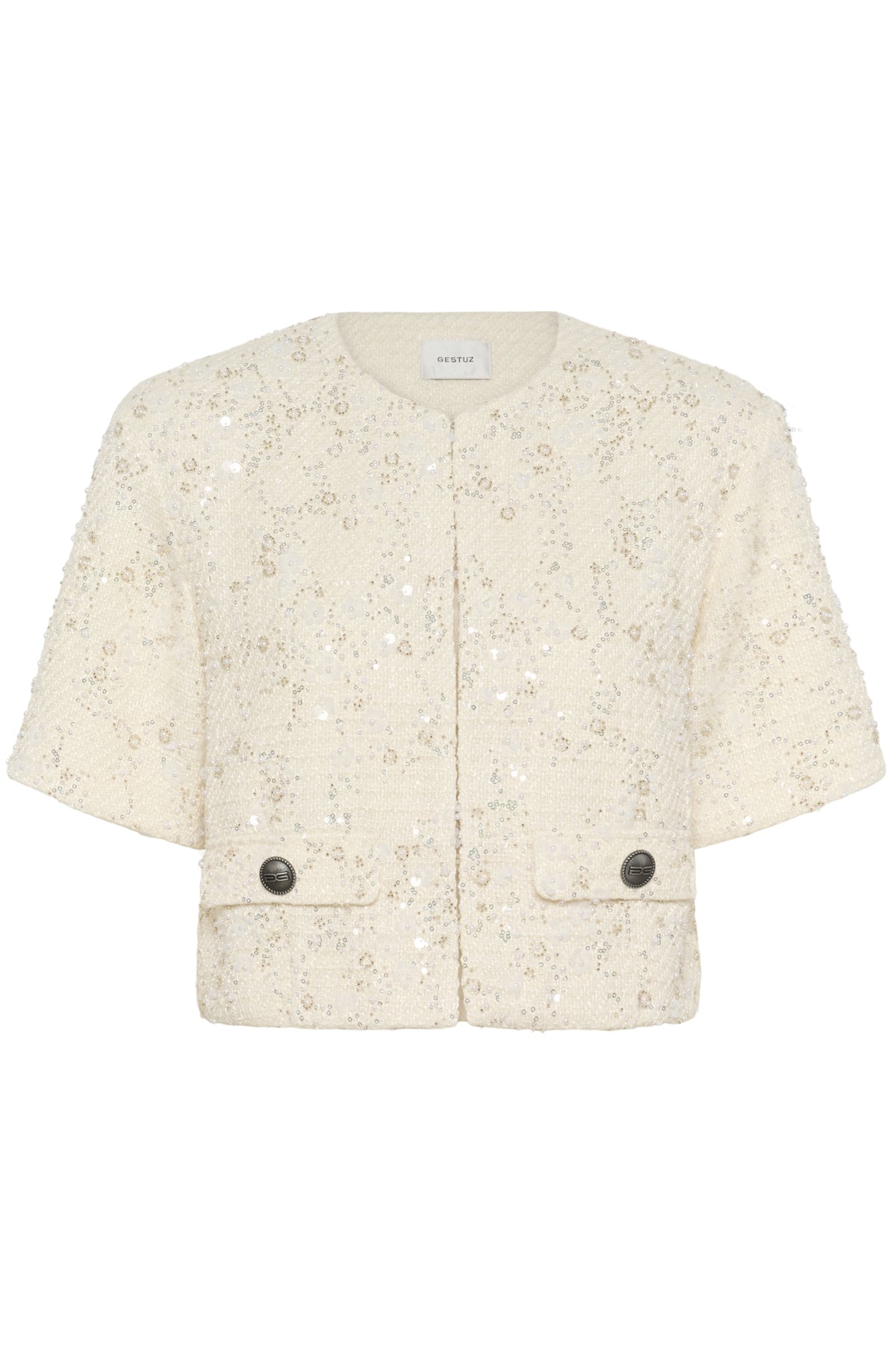 GZchanaya SS jacket off white pearls - 109167 - 10911045
