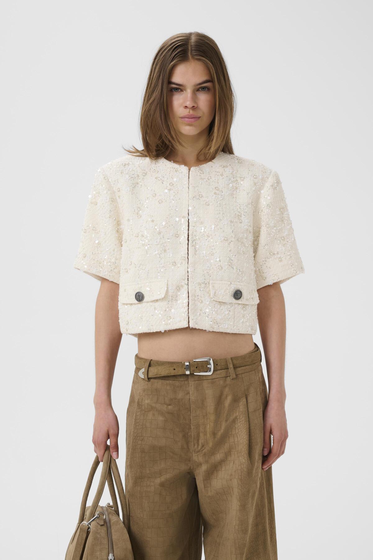 GZchanaya SS jacket off white pearls - 109167 - 10911045