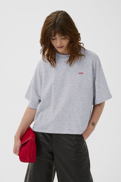 GZgilsa sweat tee Ultra light grey m‚lange - 108 - 10911090 Thumbnail