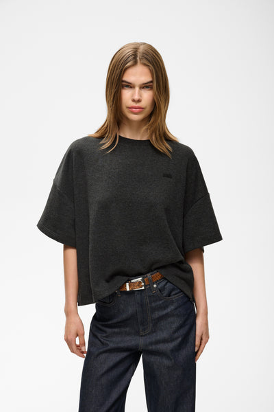 GZgilsa sweat tee Deep Grey Melange - 109842 - 10911090 Thumbnail