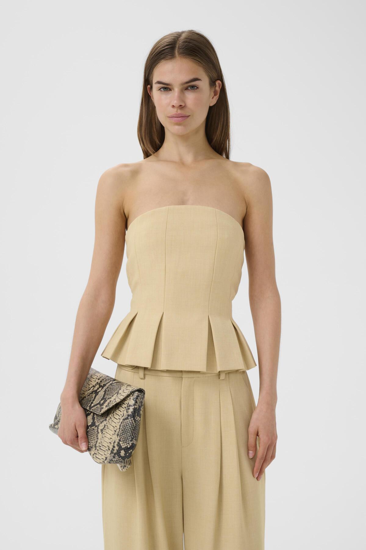 GZstacy corsage Pale hay melange - 109221 - 10911102