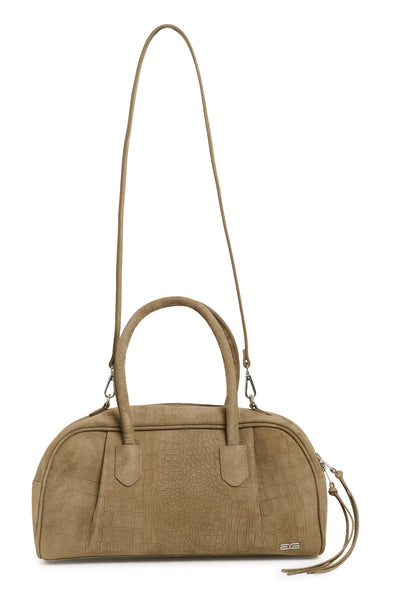 GZalex s croco bowling bag Ermine - 181022 - 10911138 Thumbnail