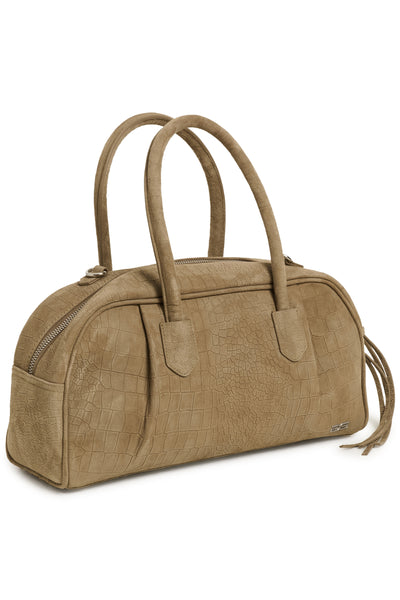 GZalex s croco bowling bag Ermine - 181022 - 10911138 Thumbnail