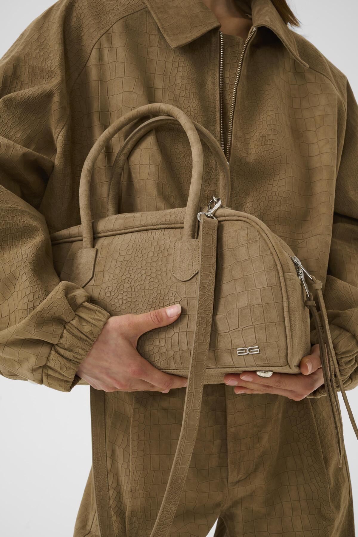 GZalex s croco bowling bag Ermine - 181022 - 10911138