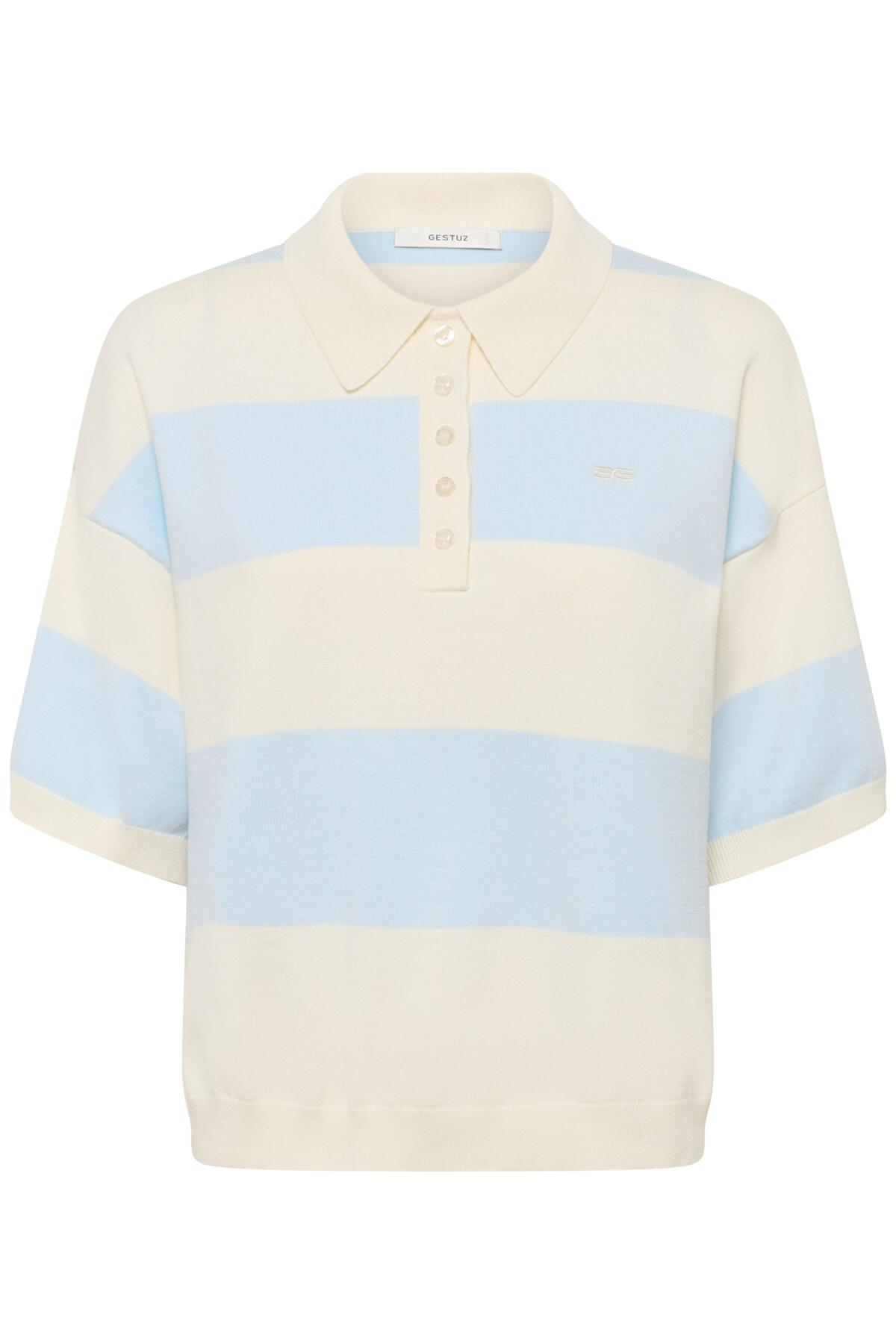 GZmaia ss polo pullover Blue Finch striped - 109362 - 10911141