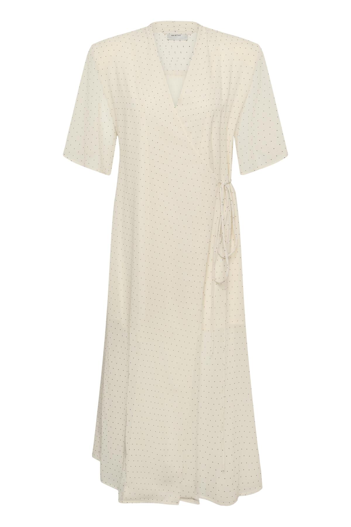 Gzdorah P wrap dress Birch dot - 109386 - 10911150