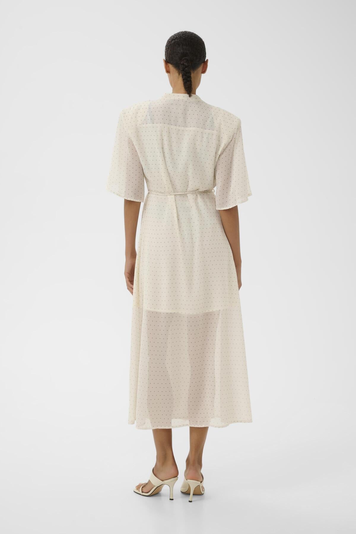 Gzdorah P wrap dress Birch dot - 109386 - 10911150