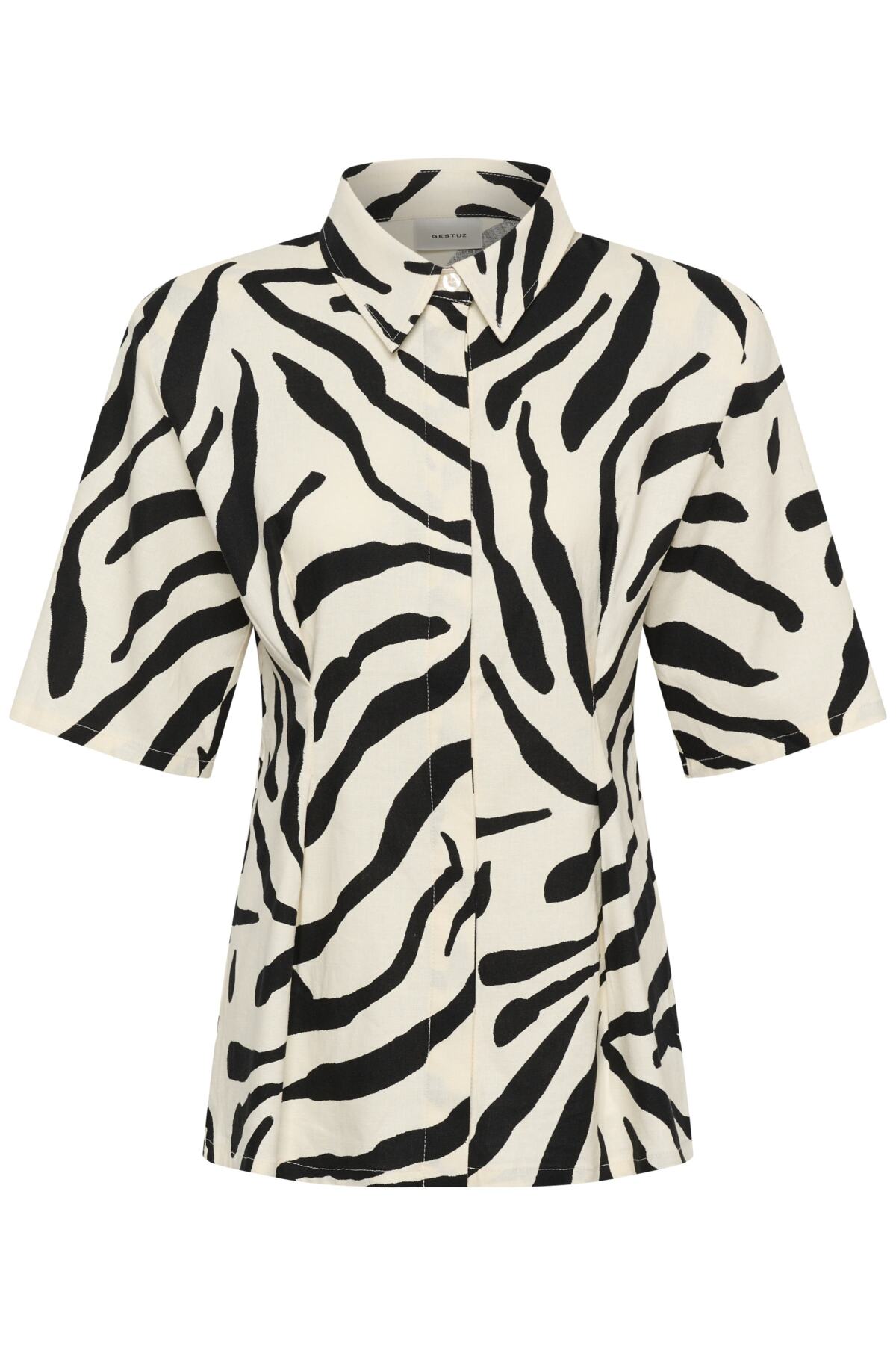 GZzeona P SS shirt graphic black white animal - 1 - 10911161