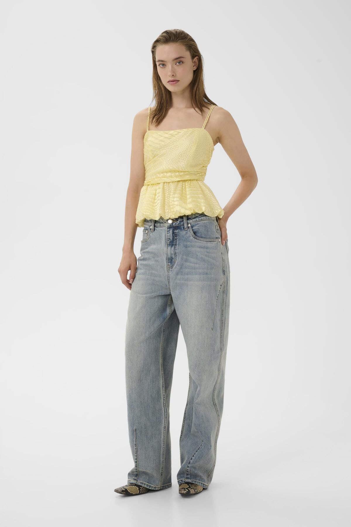 GZnoma HW jeans vintage mid blue wash - 109408 - 10911185