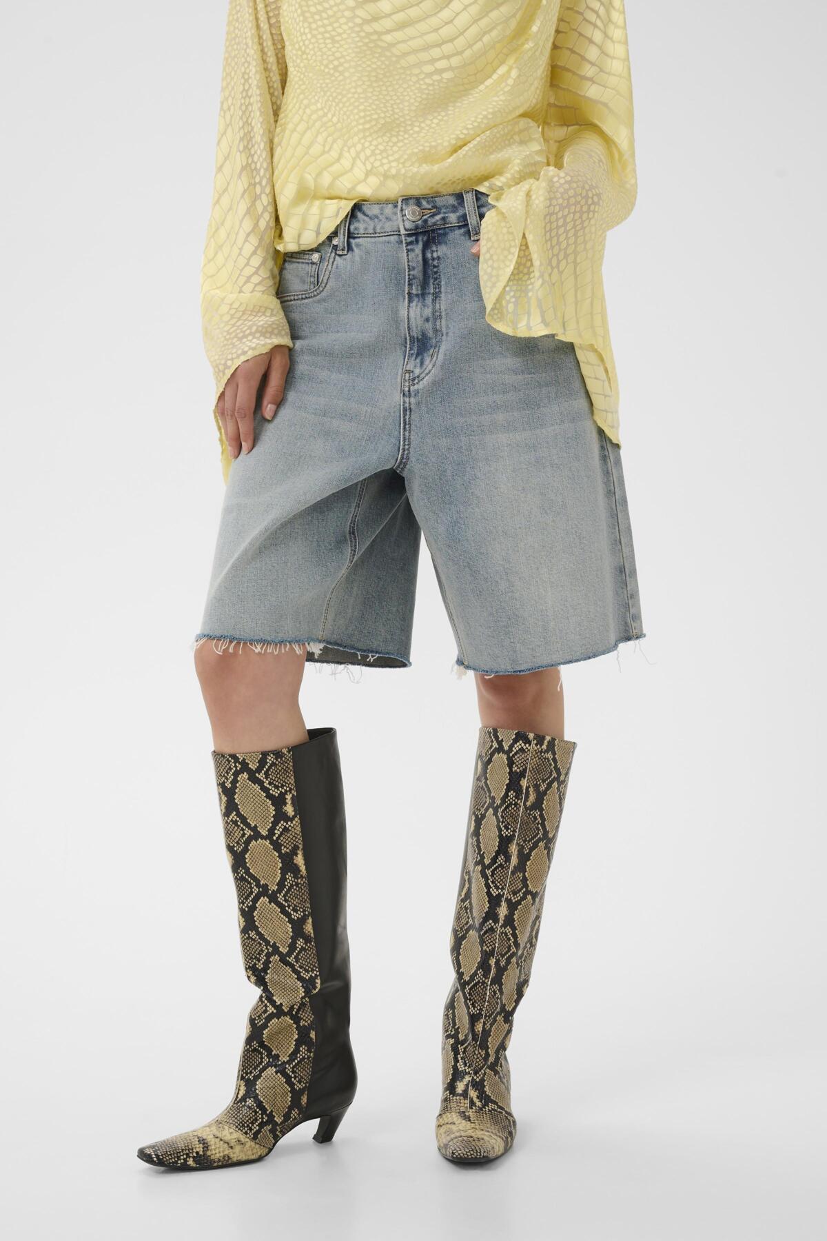 GZnoma MW shorts vintage mid blue wash - 109408 - 10911186