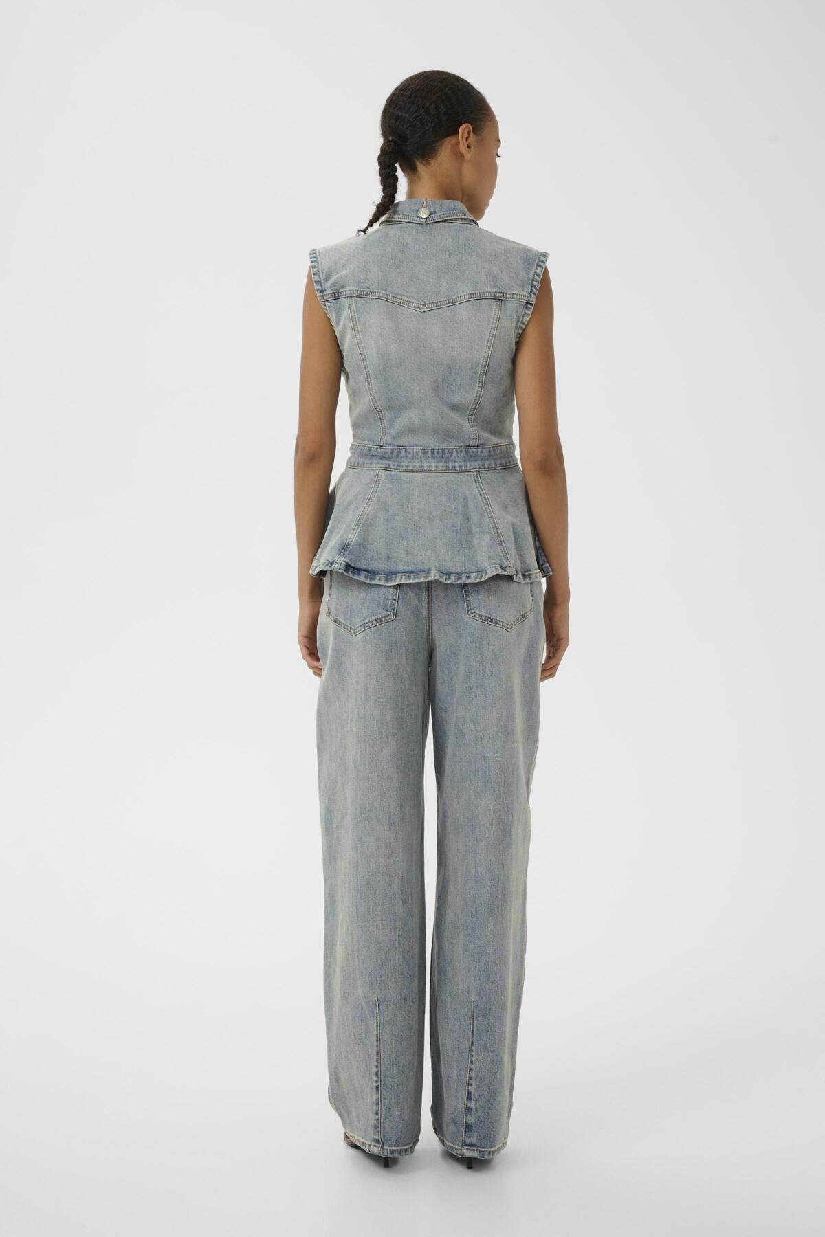 GZnoma SL shirt vintage mid blue wash - 109408 - 10911187