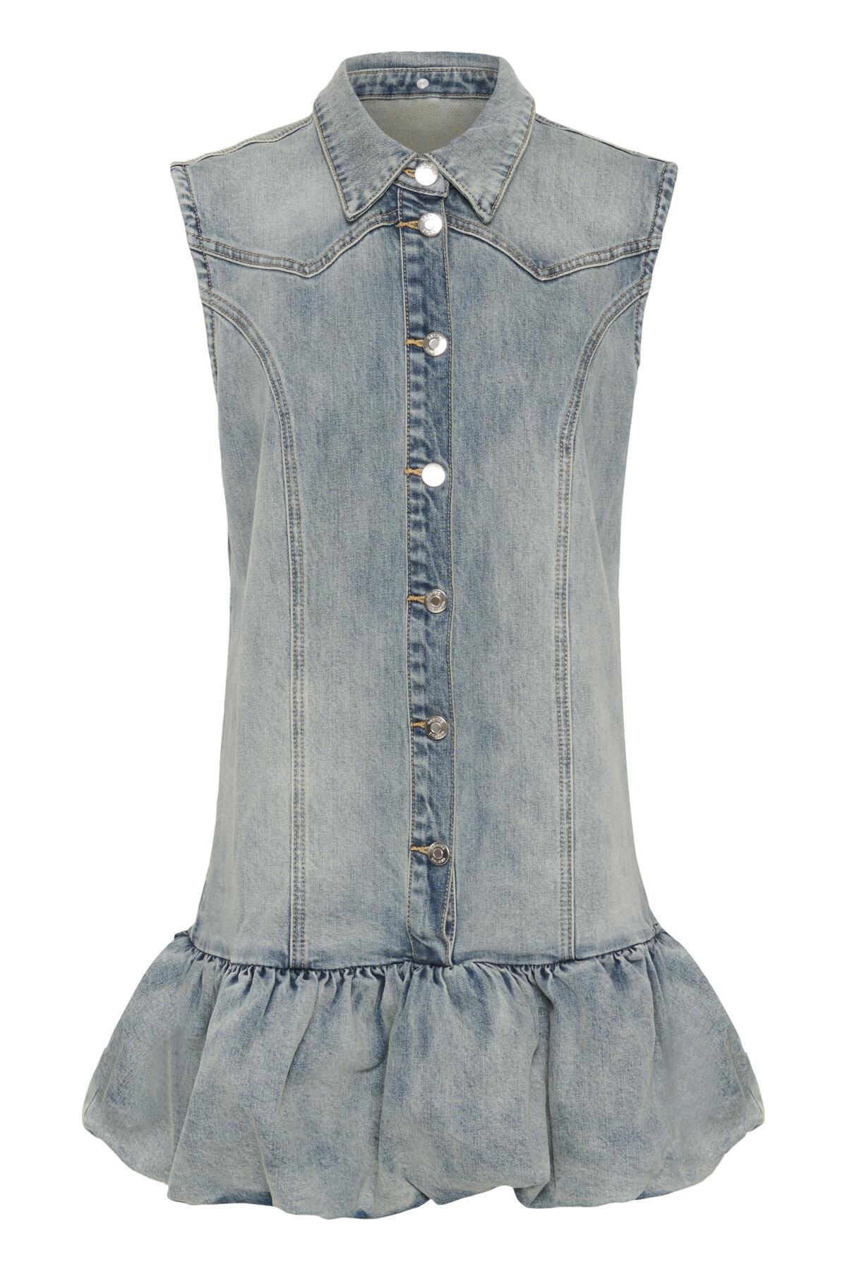 GZnoma dress vintage mid blue wash - 109408 - 10911188