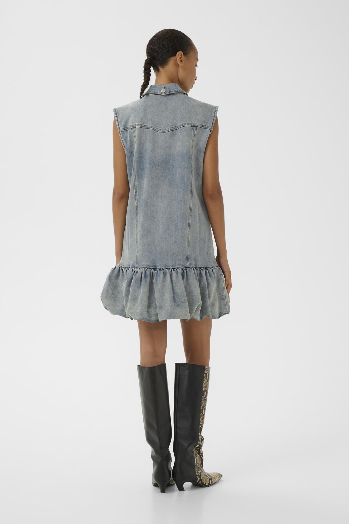 GZnoma dress vintage mid blue wash - 109408 - 10911188
