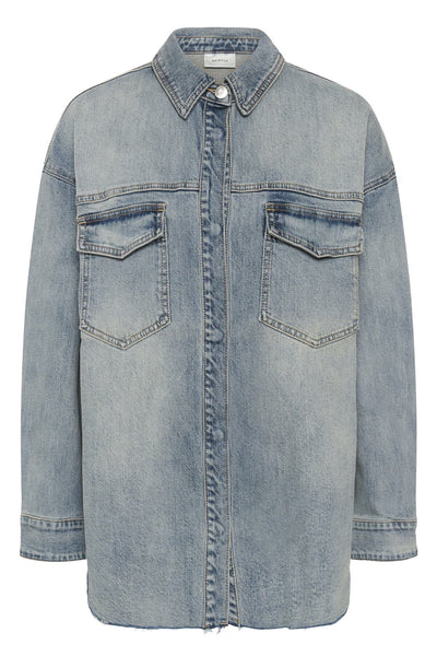 GZnoma OZ shirt vintage mid blue wash - 109408 - 10911189 Thumbnail