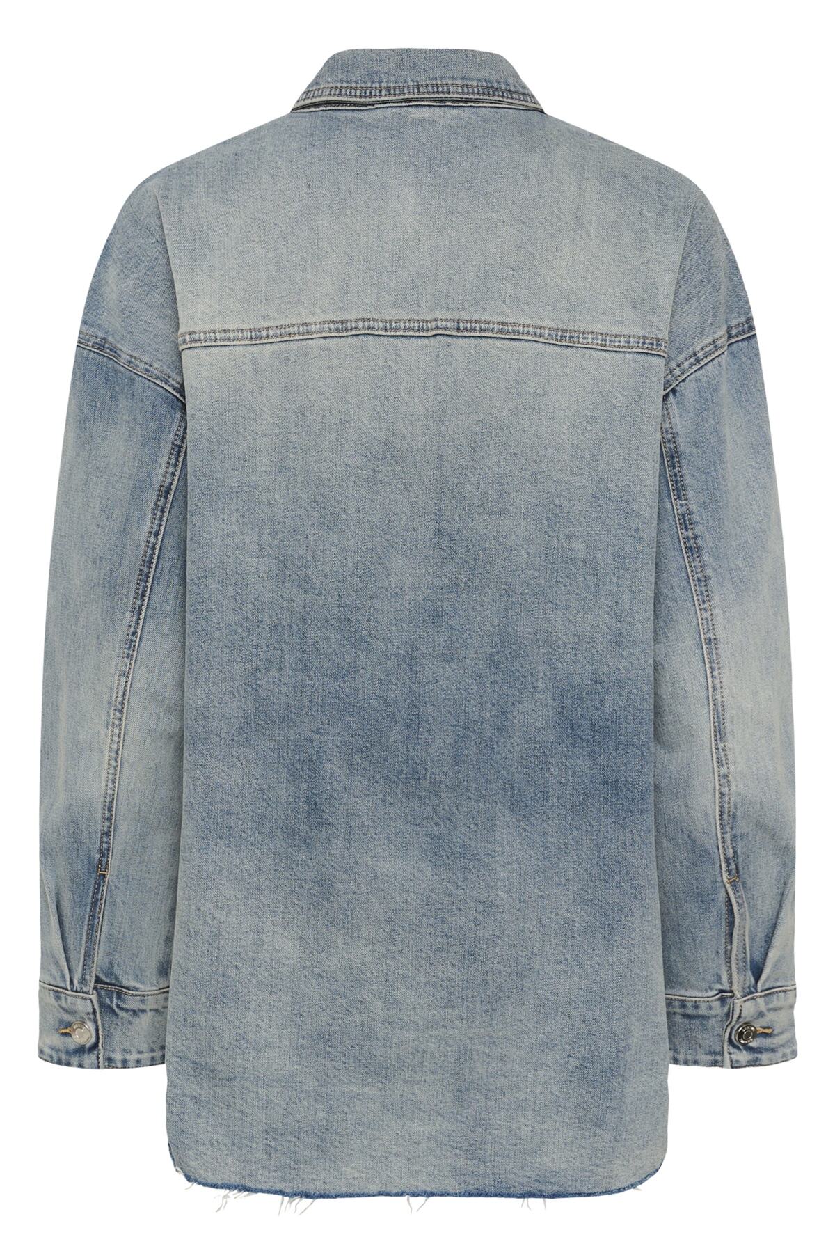 GZnoma OZ shirt vintage mid blue wash - 109408 - 10911189