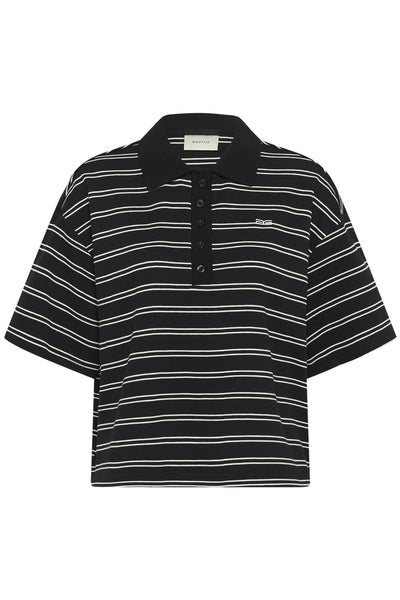 GZpilova polo tee Black White striped - 109751 - 10911229 Thumbnail