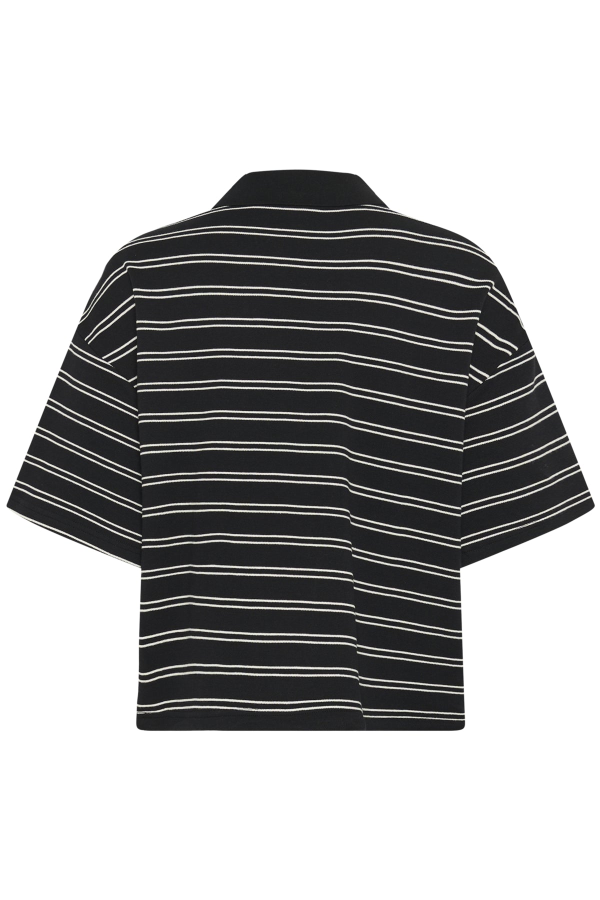 GZpilova polo tee Black White striped - 109751 - 10911229