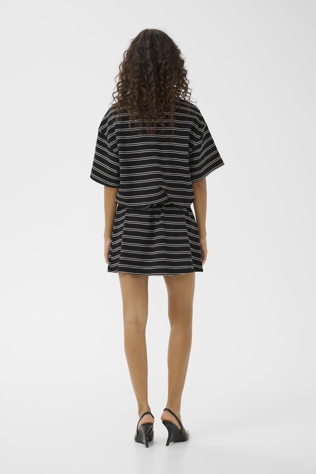 GZpilova polo tee Black White striped - 109751 - 10911229
