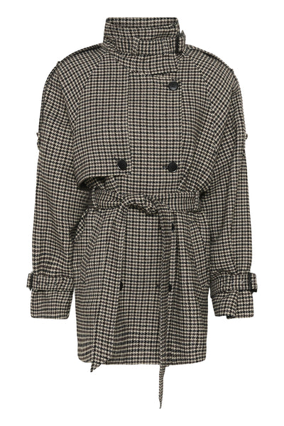 GZavic midi HT jacket Brown/green houndstooth - 1095 - 10911237 Thumbnail