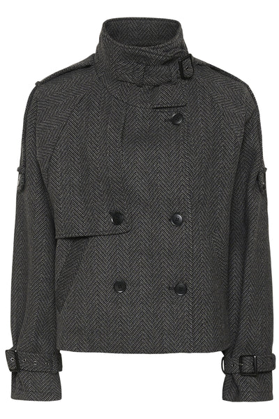 GZavic short HB jacket Herringbone black/grey - 10773 - 10911242 Thumbnail