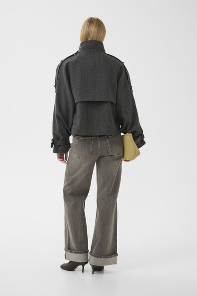 GZavic short HB jacket Herringbone black/grey - 10773 - 10911242 Thumbnail