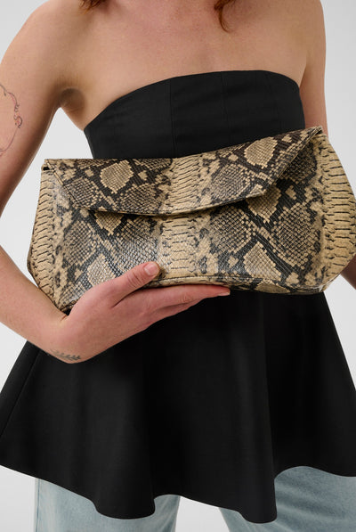 GZweda snake clutch Pale khaki snake - 109237 - 10911265 Thumbnail