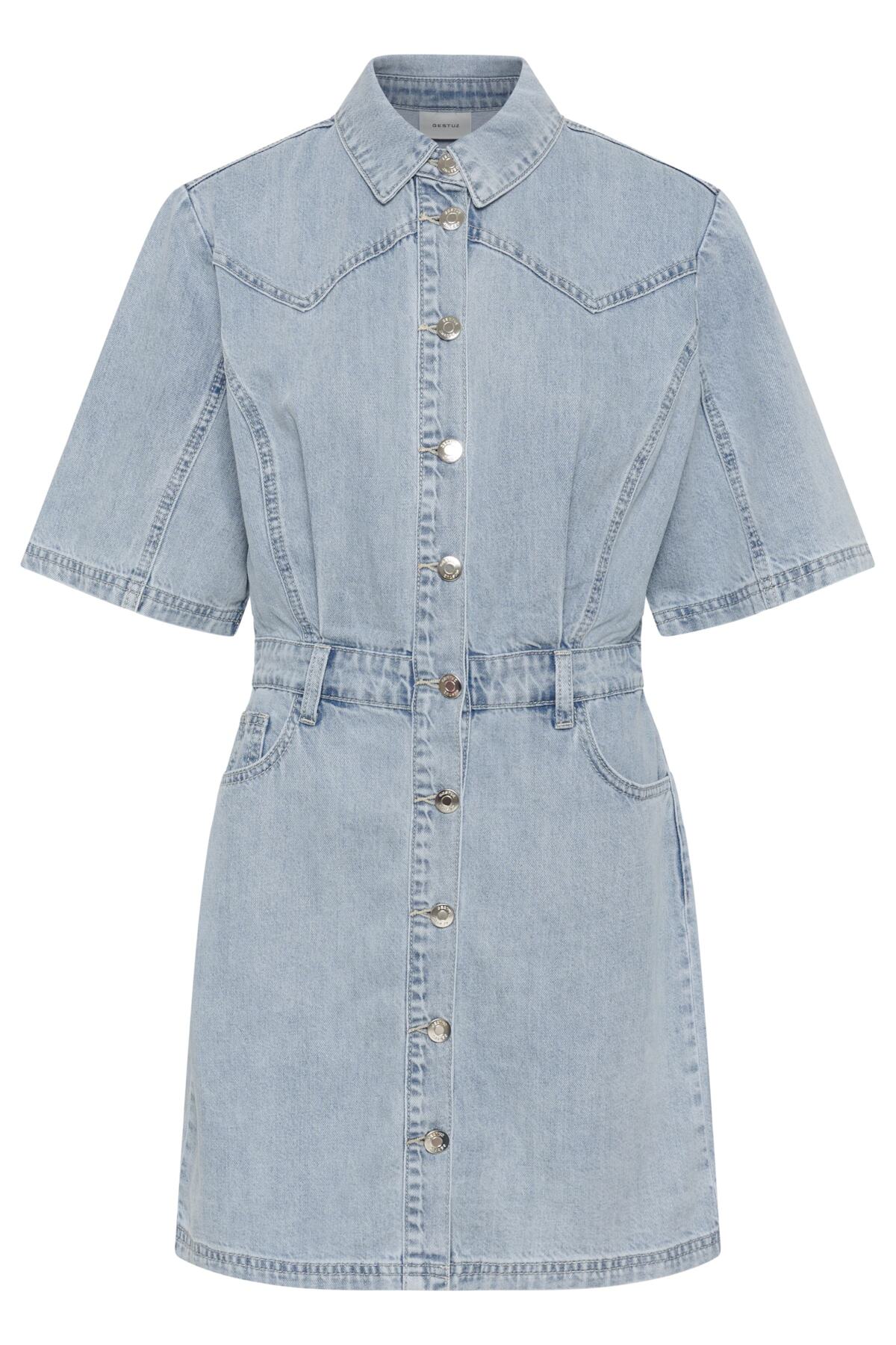 GZmonie dress light blue denim - 109411 - 10911271