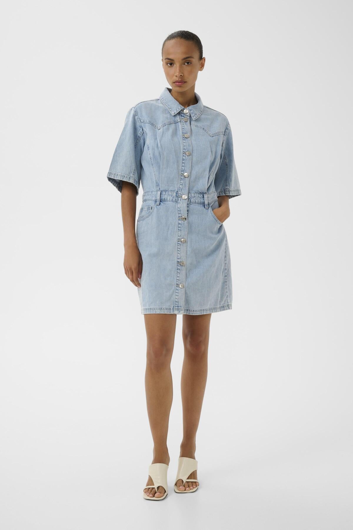 GZmonie dress light blue denim - 109411 - 10911271